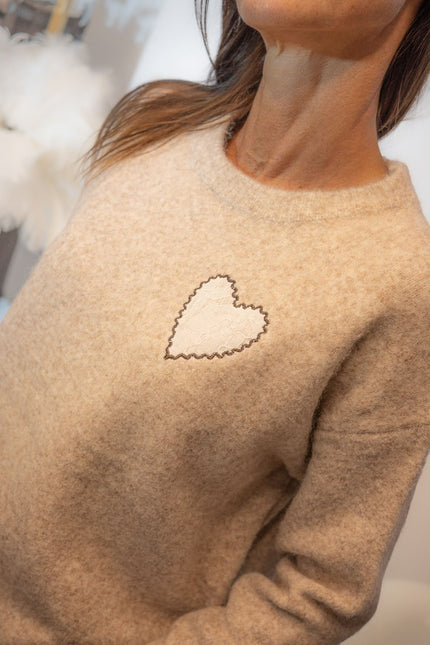 MAGLIA CUORE PIZZO