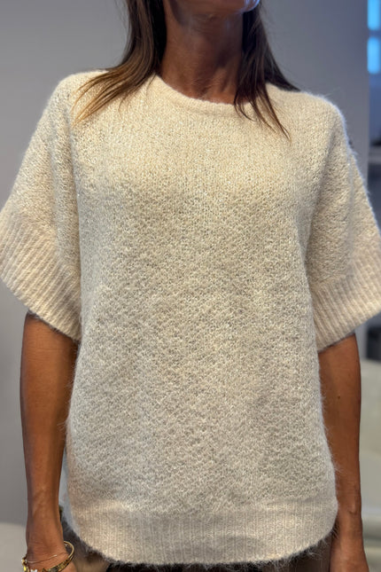 MAGLIA LUREX MEZZA MANICA