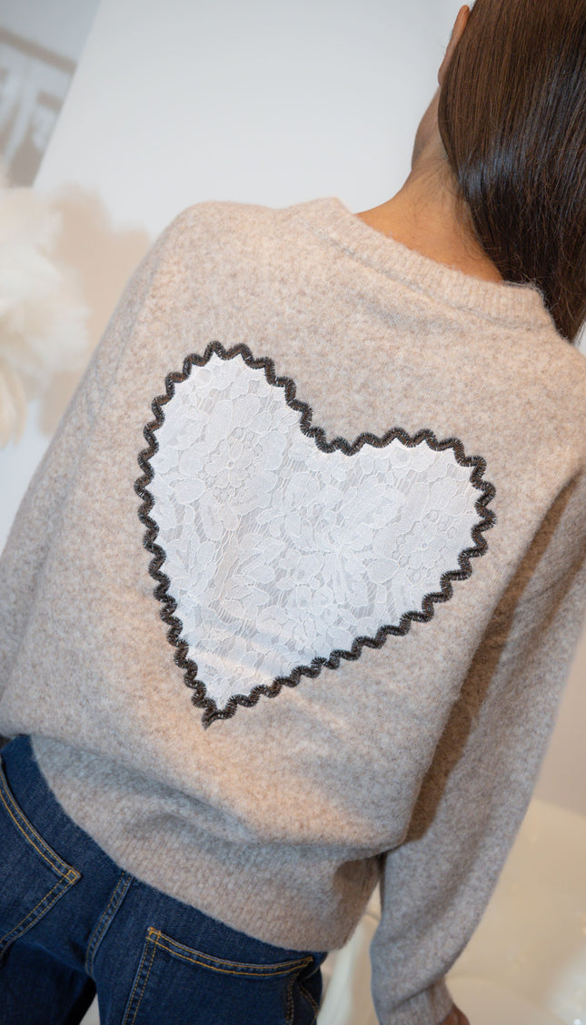 MAGLIA CUORE PIZZO