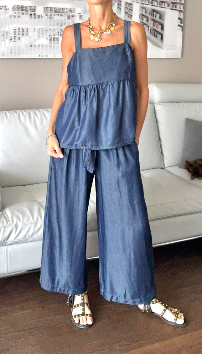 COORDINATO IN CHAMBRAY