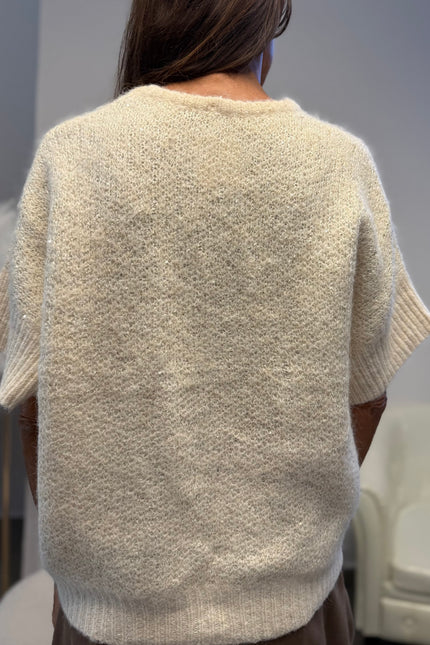 MAGLIA LUREX MEZZA MANICA