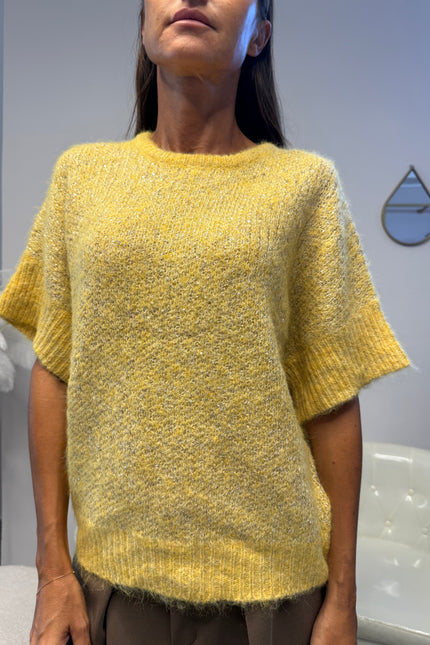 MAGLIA LUREX MEZZA MANICA