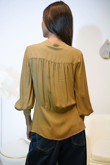 CAMICIA SENZA COLLO
