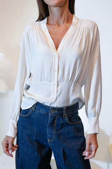 CAMICIA SENZA COLLO