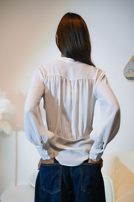 CAMICIA SENZA COLLO