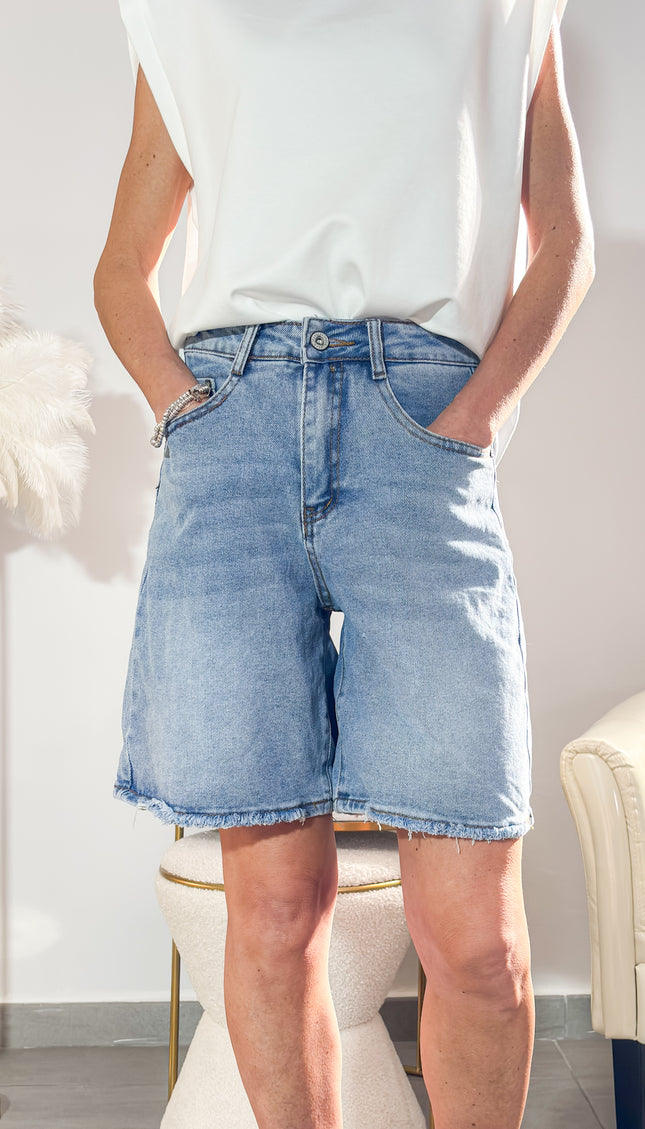 BERMUDA IN DENIM