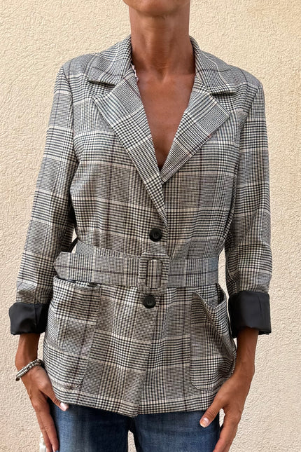 Blazer con cintura