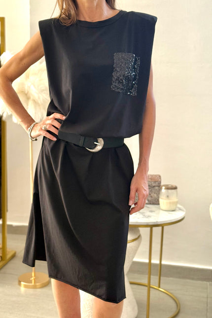 ABITO TASCHINO PAILLETTES