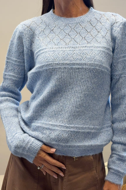 PULLOVER TRAFORATO