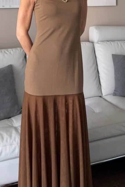 Abito con gonna in tulle