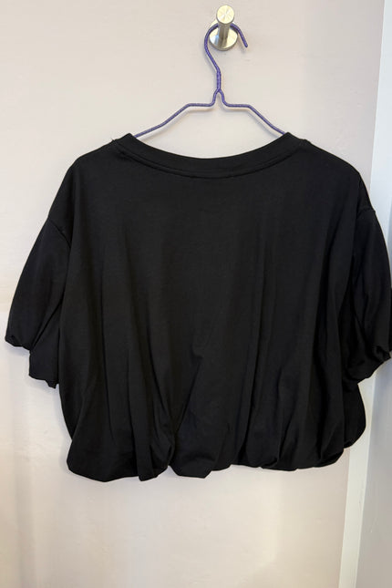 T-shirt con arriccio