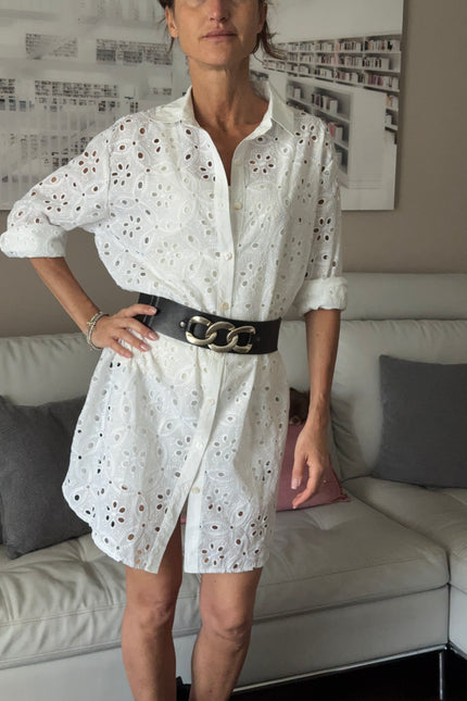 CAMICIA LUNGA IN SANGALLO