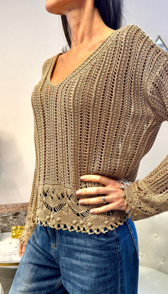 Maglia crochet