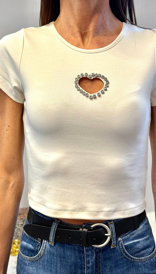T-shirt cuore