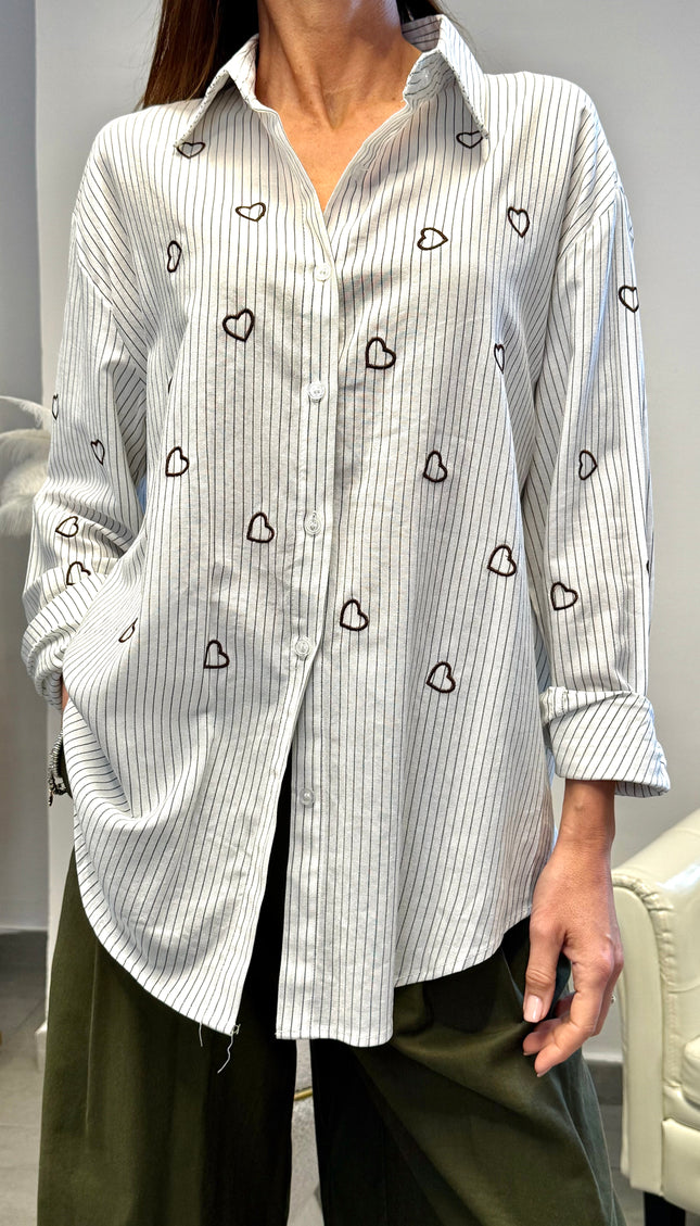 Camicia "Mon amour"