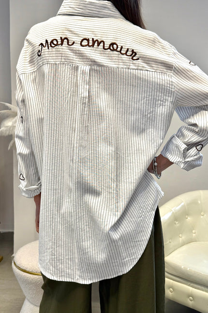 Camicia "Mon amour"