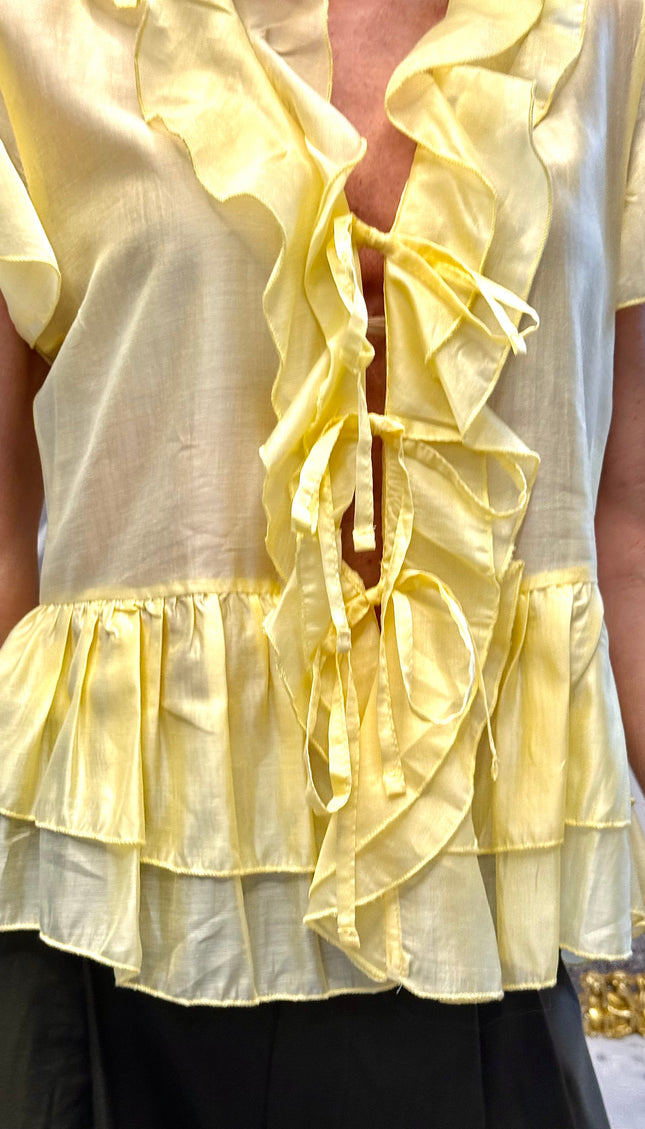 Camicia con fiocchetti
