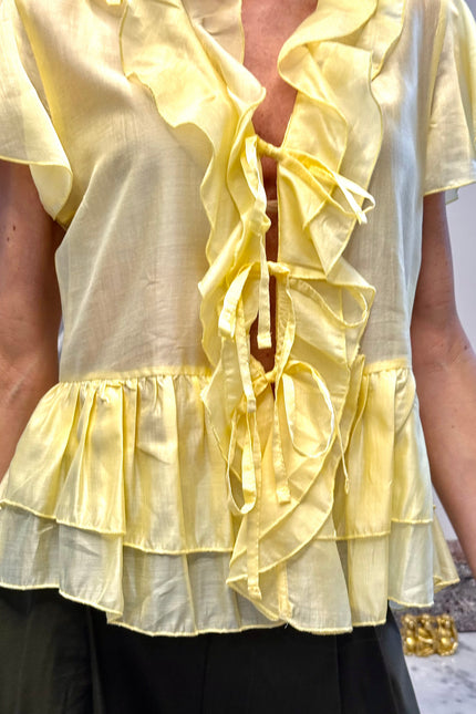 Camicia con fiocchetti