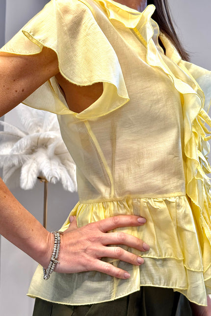 Camicia con fiocchetti