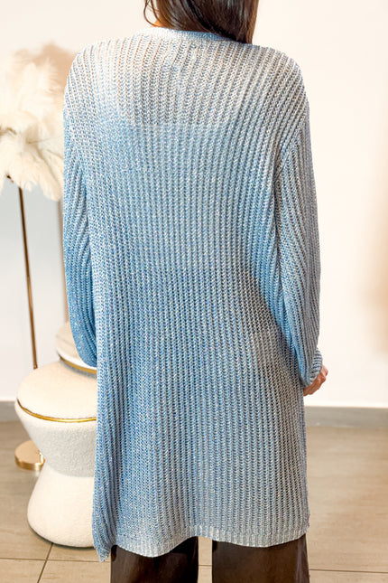 Cardigan lurex