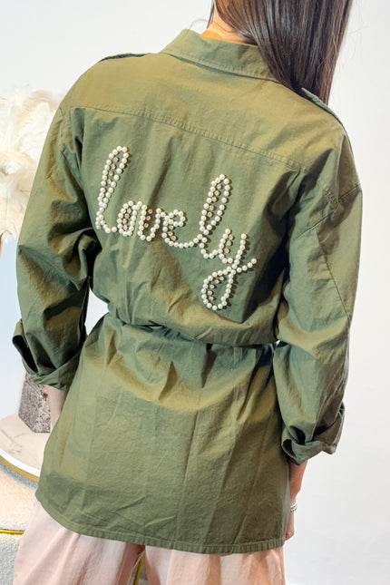 Camicia vintage con applicazioni