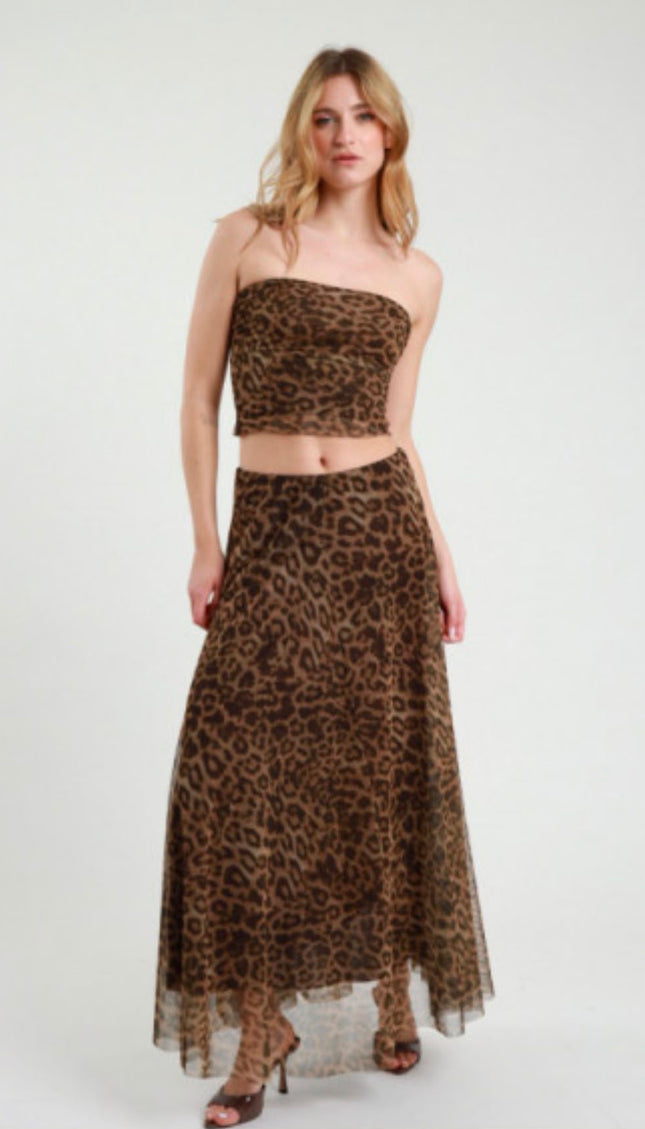 TOP A FASCIA ANIMALIER
